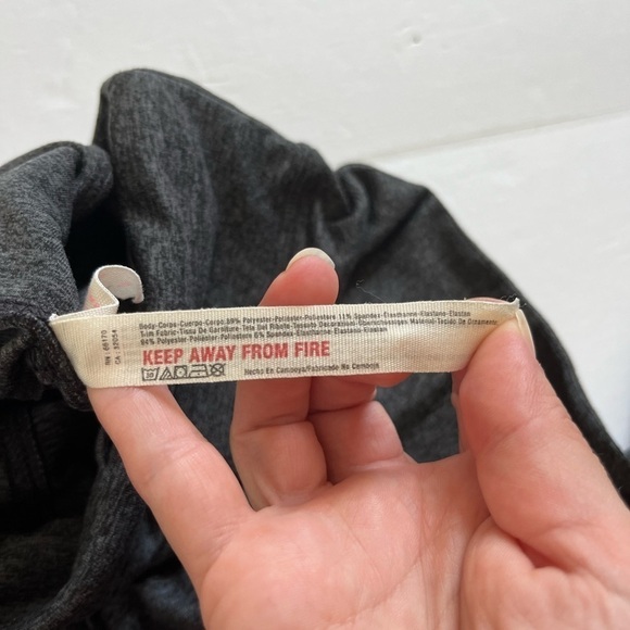 Free People FP Movement Halo Cut Out Leggings Size Small Charcoal Gray - Picture 4 of 10